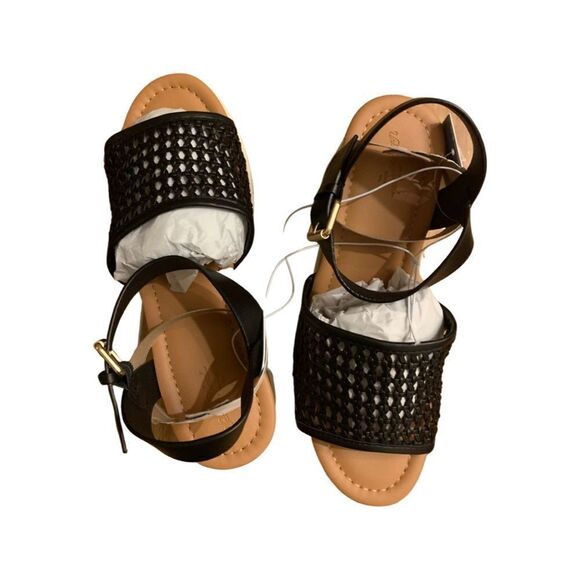 NWB Universal Thread Alba Sandals Black   - Picture 7 of 11